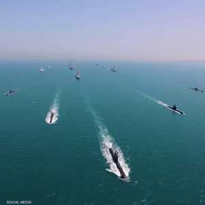 قطع بحرية مصرية خلال مناورة قادر 2021 في قاعدة "3 يوليو"