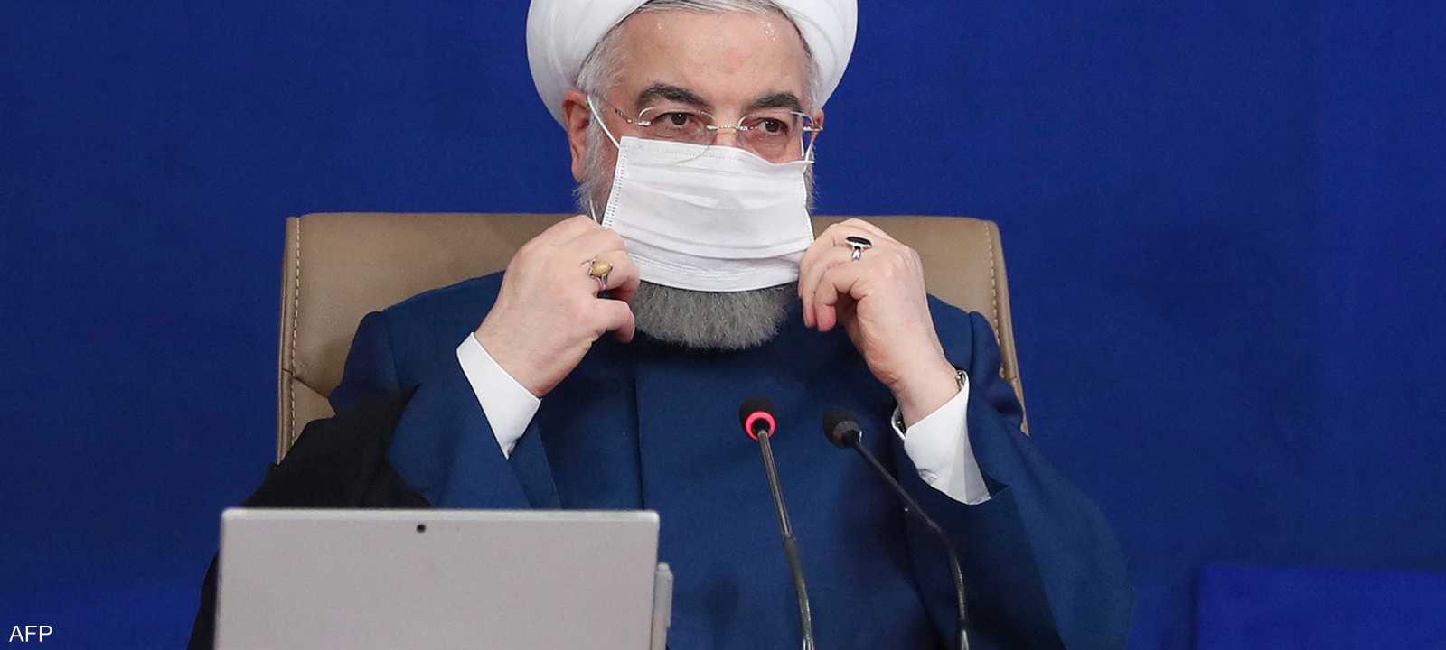 الرئيس الإيراني المنتهية ولايته حسن روحاني