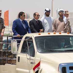 الشيخ محمد بن زايد هنأ السيسي على تدشين القاعدة