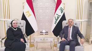 وزير الصناعة العراقي يستقبل نظيرته المصرية نيفين جامع