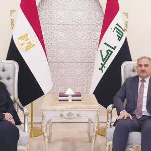 وزير الصناعة العراقي يستقبل نظيرته المصرية نيفين جامع