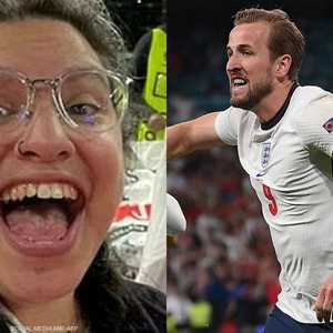 لم تكتمل فرحة نينا فاروقي بهدف الفوز الذي أحرزه هاري كين