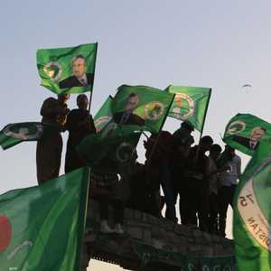 أنصار حزب الاتحاد الوطني الكردستاني في تجمع سابق