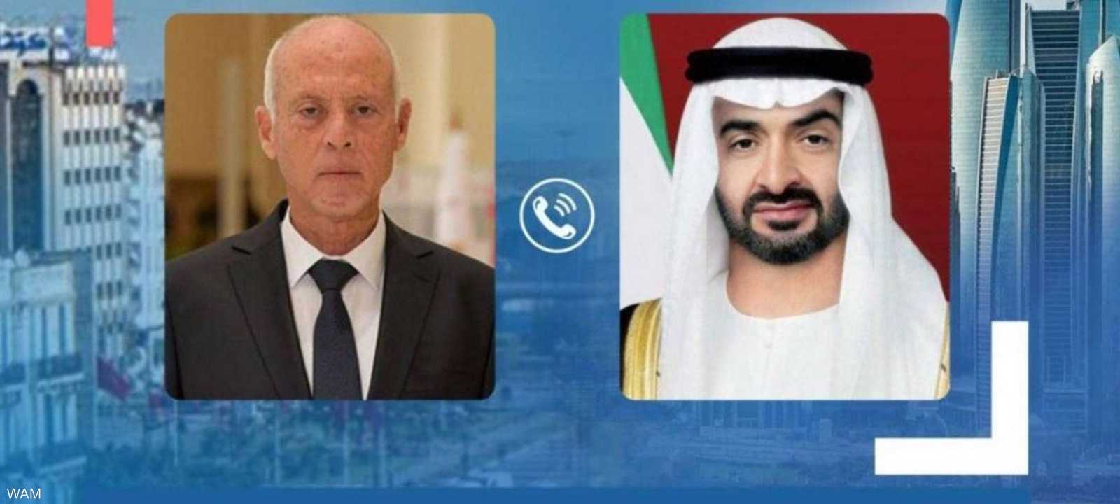 ولي عهد أبوظبي والرئيس التونسي