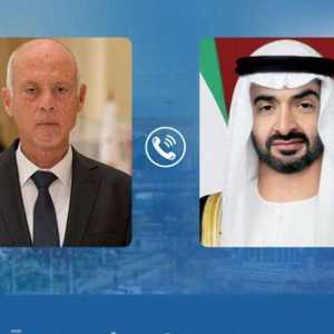 ولي عهد أبوظبي والرئيس التونسي