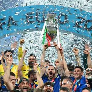 إيطاليا توجت ببطولة أوروبا للمرة الثانية بتاريخها