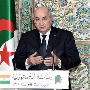الرئيس الجزائري عبد المجيد تبون