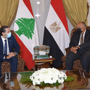 سعد الحريري وسامح شكري