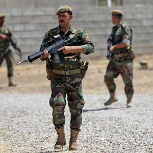 عناصر من البشمركة الكردية