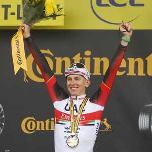 السلوفيني تادي بوغاتشر نجم فريق الإمارات