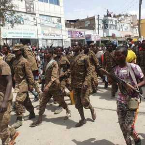 أسرى من القوات الإثيوبية في تيغراي في ميكيلي