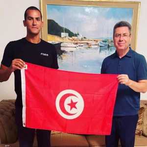 الملولي نشر صورة له مع رئيس اللجنة الأولمبية.