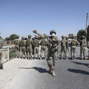 جنود أتراك في شمال سوريا.