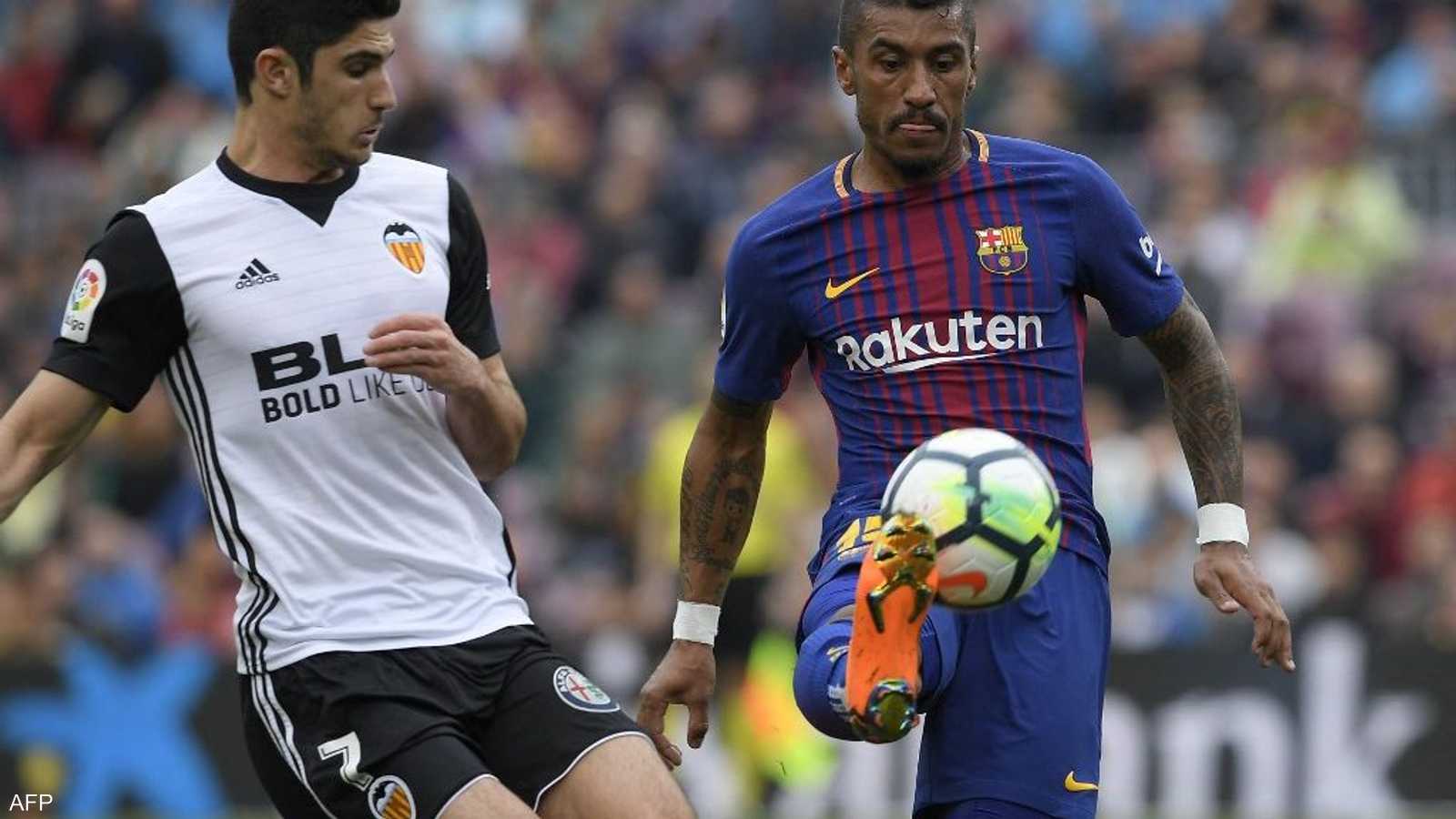 البرازيلي باولينيو بقميص برشلونة