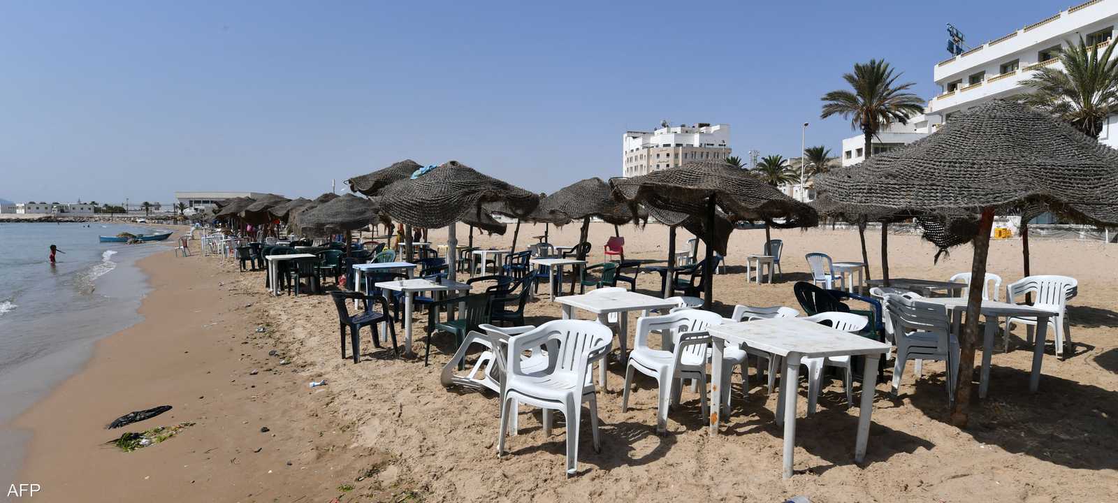 المنتجعات التونسية تعاني غياب السياح