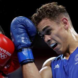 ديفيد نيكيا في نزاله أمام منافسه المغربي يونس باعلا