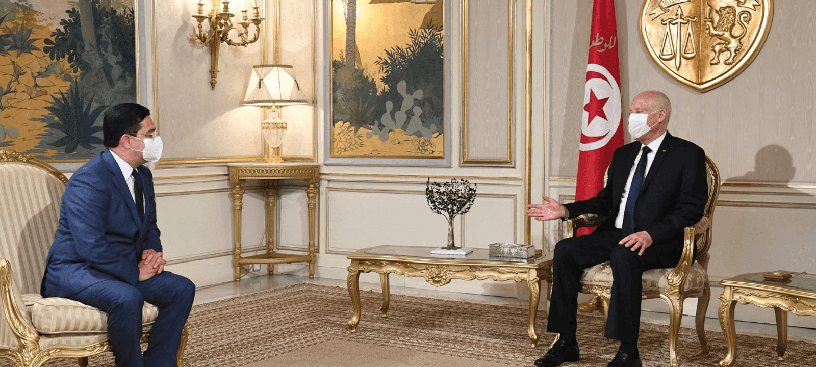 قيس سعيد وناصر بوريطة