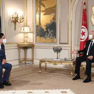 قيس سعيد وناصر بوريطة