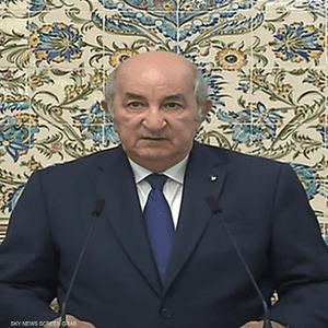 الرئيس الجزائري عبد المجيد تبون