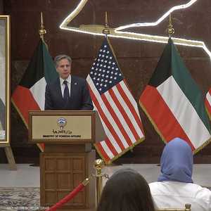 وزيرا خارجية الكويت وأميركا في المؤتمر الصحفي