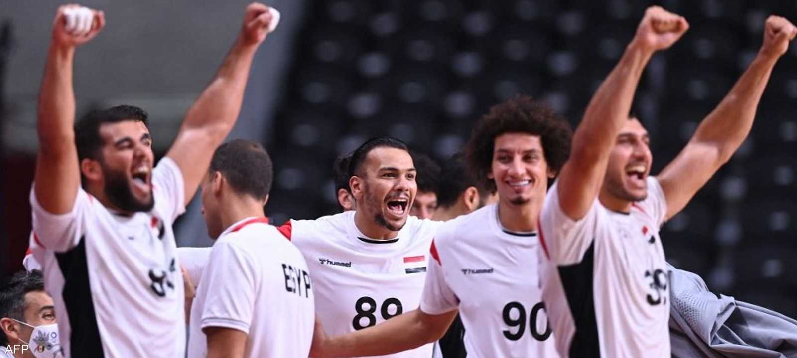 فرحة لاعبي المنتخب المصري