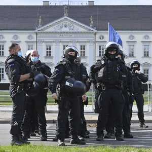 أفراد من الشرطة الألمانية في برلين.