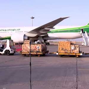 صناديق تحتوي على القطع الأثرية العائدة للعراق.