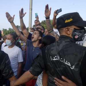 تظاهرات خرجت في تونس تأييدا للرئيس وضد النهضة - أرشيف