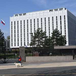 مبنى السفارة الروسية في العاصمة الأميركية واشنطن.