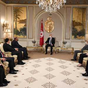 قيس سعيد يستقبل وزير الخارجية المصري