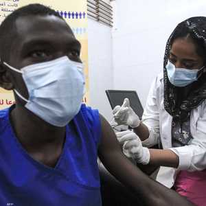 جانب من حملة التطعيم ضد كورونا في السودان.