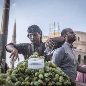 أحد باعة التين الشوكي في مصر