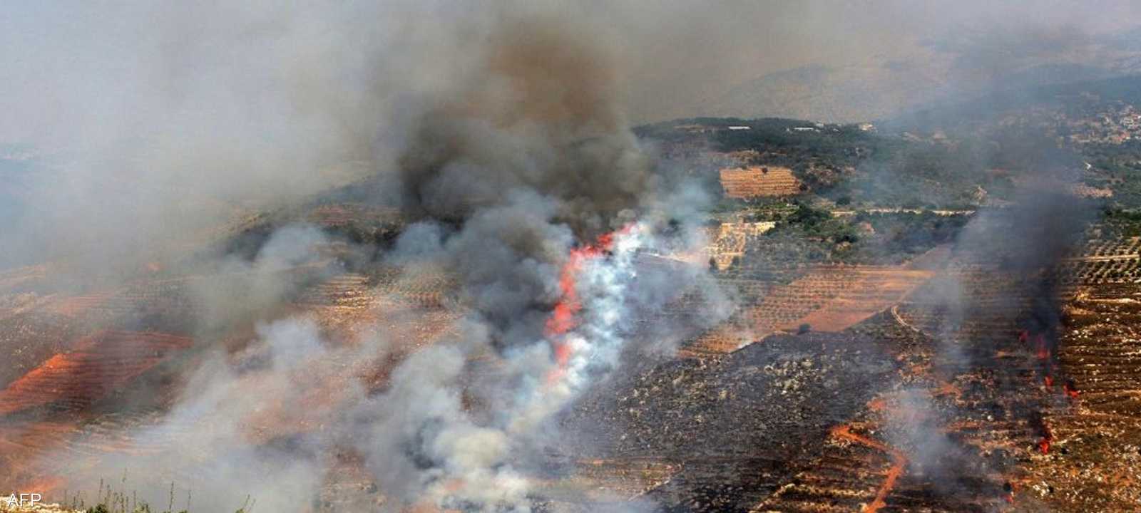 طال القصف الإسرائيلي مناطق في جنوب لبنان