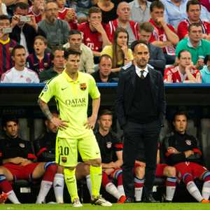 أيام ذهبية عاشاها ميسي وغوراديولا مع برشلونة (أرشيفية)