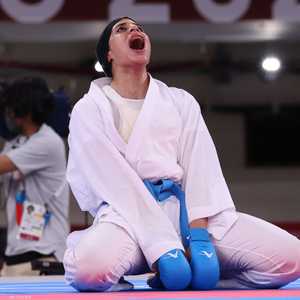 فريال بعد فوزها في المباراة النهائية