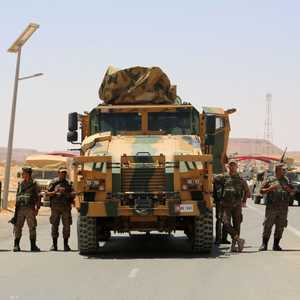 انتشار للجيش التونسي على الحدود مع ليبيا - أرشيفية -