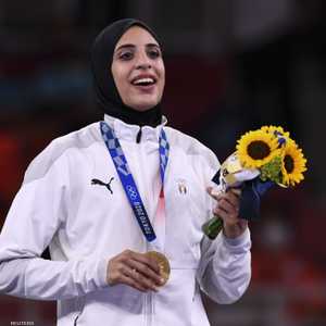 البطلة الأولمبية المصرية فريال عبد العزيز
