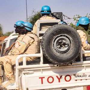 قوات من حفظ السلام في درافور - أرشيف.