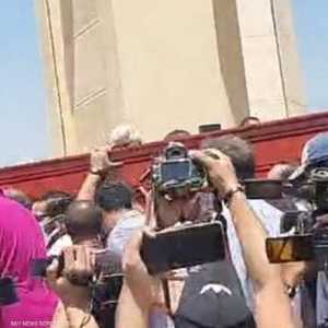 جانب من جنازة الفناة الراحلة دلال عبد العزيز