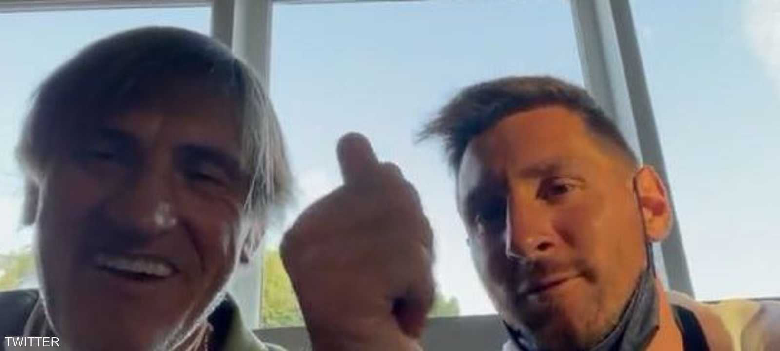 ميسي في فيديو التهنئة