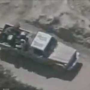 لقطة لما يبدو أنها مركبة لمقاتلي طالبان