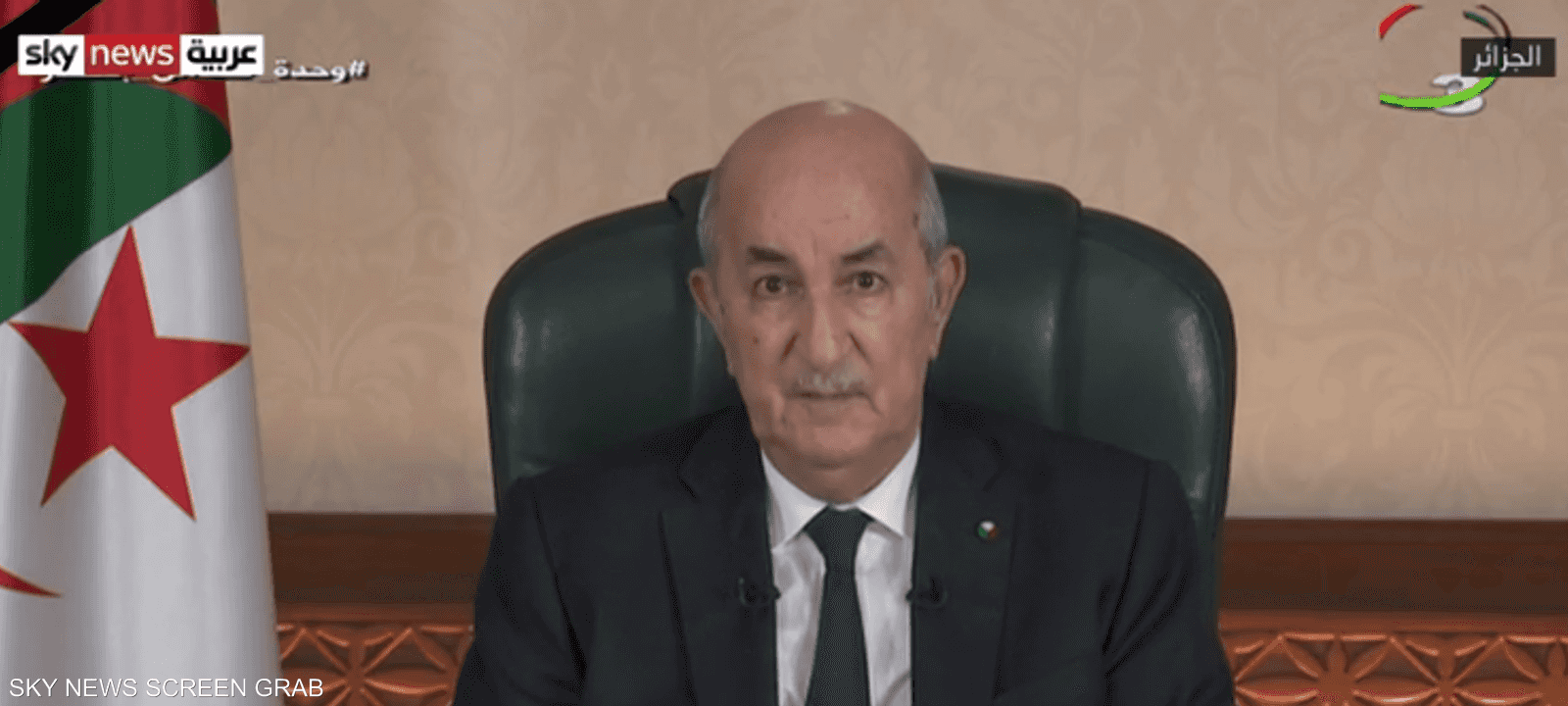 الرئيس الجزائري عبد المجيد تبون