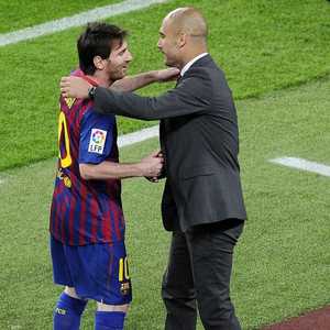 غوارديولا وميسي