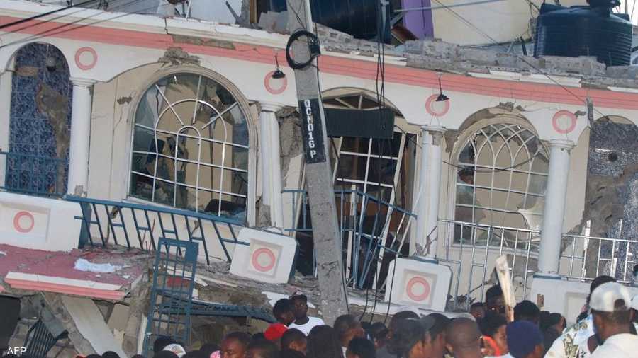 جنوب غرب هايتي هو المنطقة الأكثر تضررا من الزلزال خاصة مدينة لي كاي.