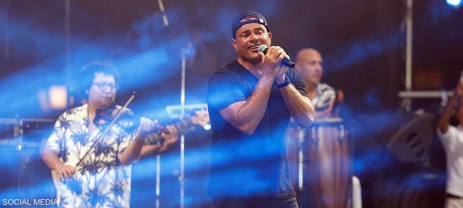 حفل المطرب عمرو دياب بمدينة العلمين