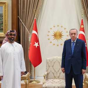 أردوغان مع الشيخ طحنون بن زايد