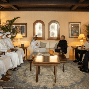 ملك الأردن يستقبل وفدا إماراتيا برئاسة الشيخ طحنون بن زايد