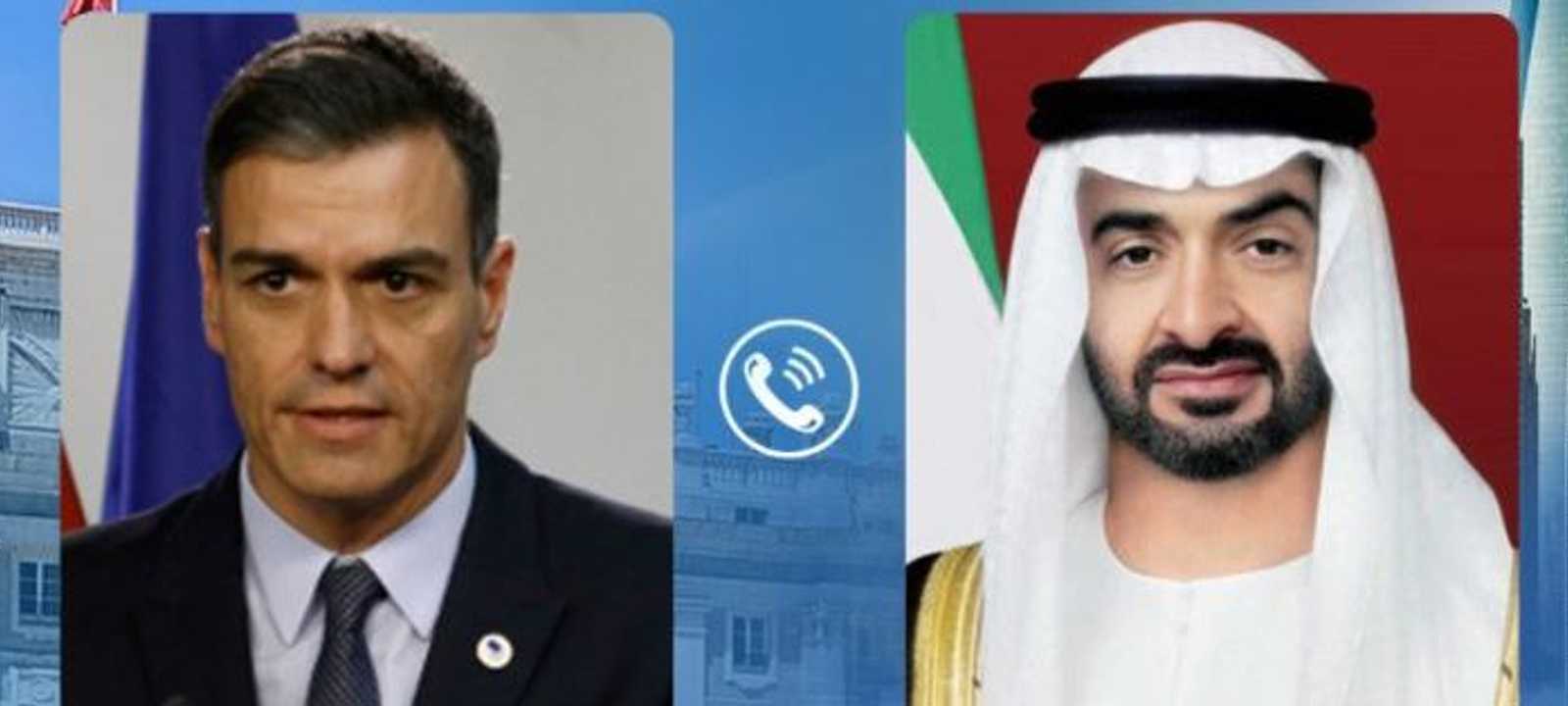 اتصال جمع سانشيز بمحمد بن زايد