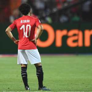صلاح مع منتخب مصر