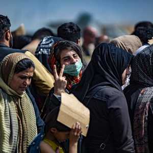 أفغانيات في مطار كابل